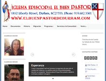 Tablet Screenshot of elbuenpastordedurham.com